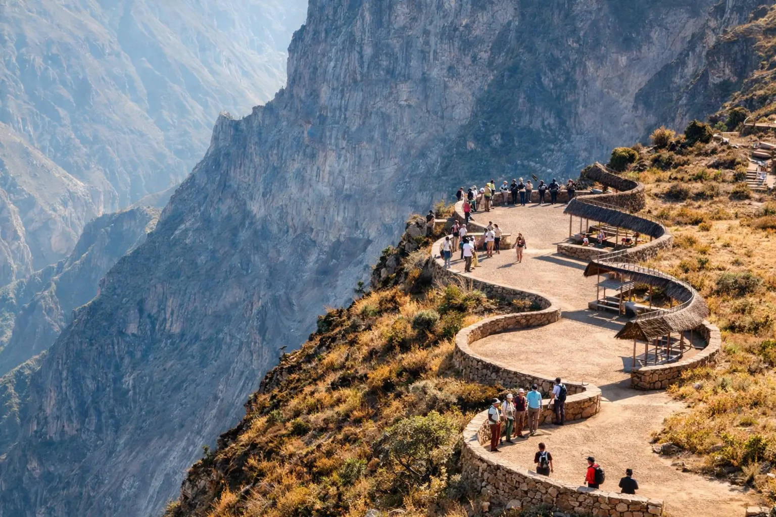 Cañón del Colca cóndores andinos Cruz del Cóndor