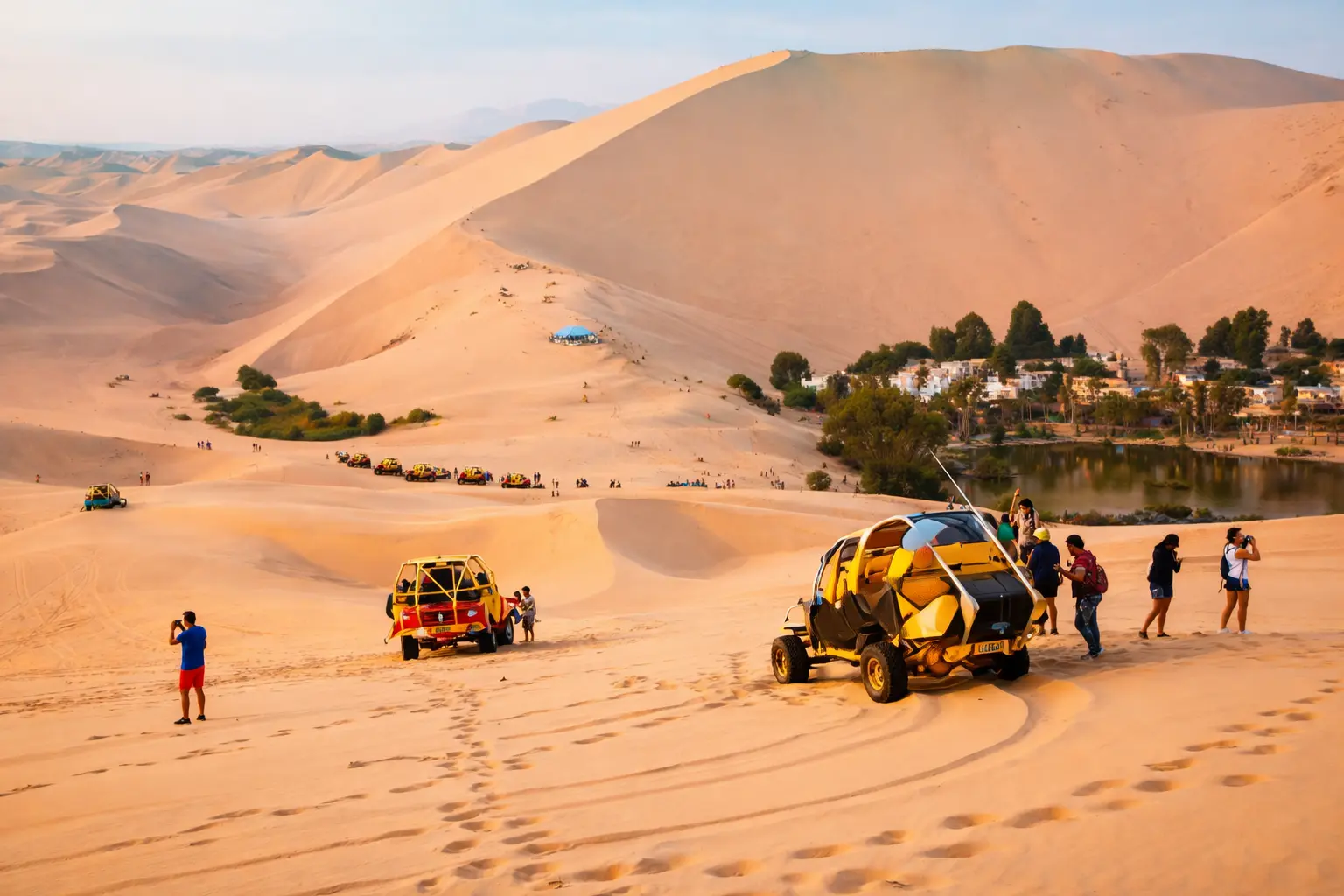 Buggy y sandboard en las dunas de Huacachina