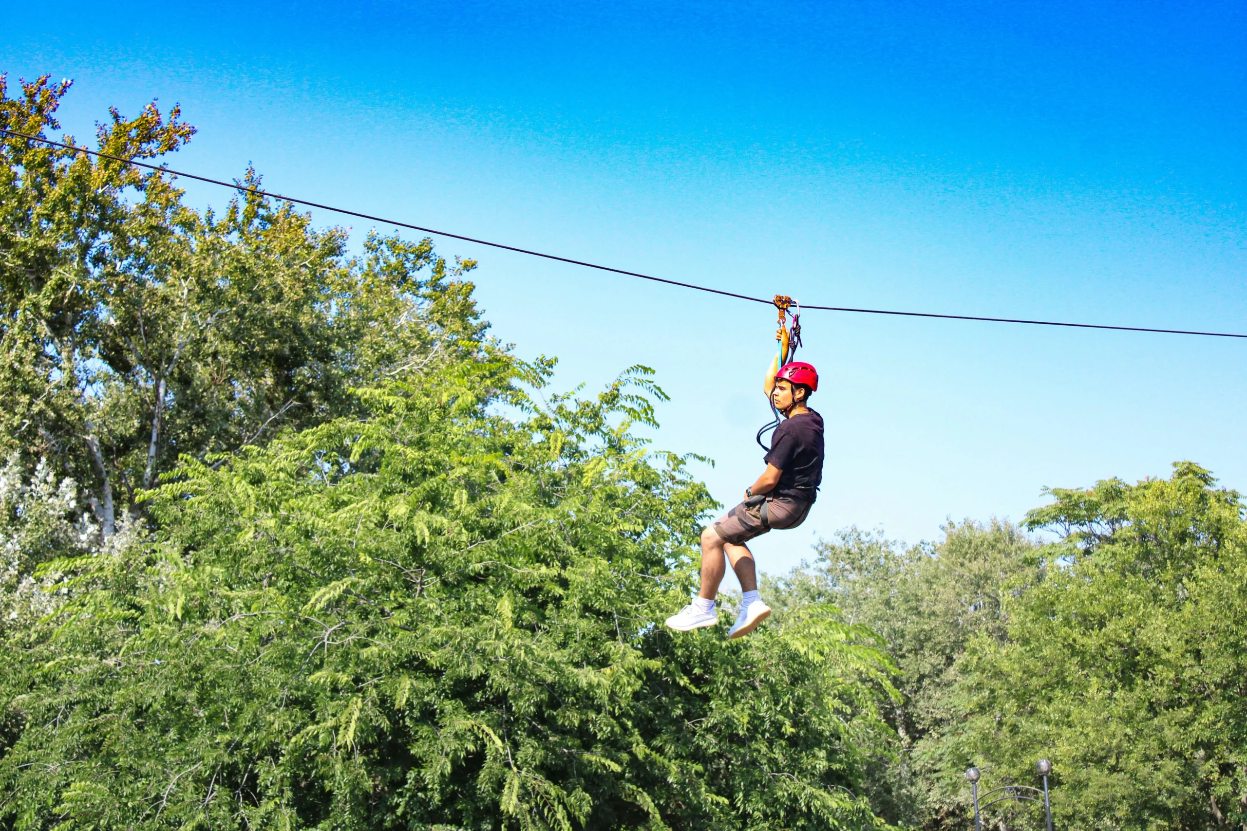 Zip line en los Andes